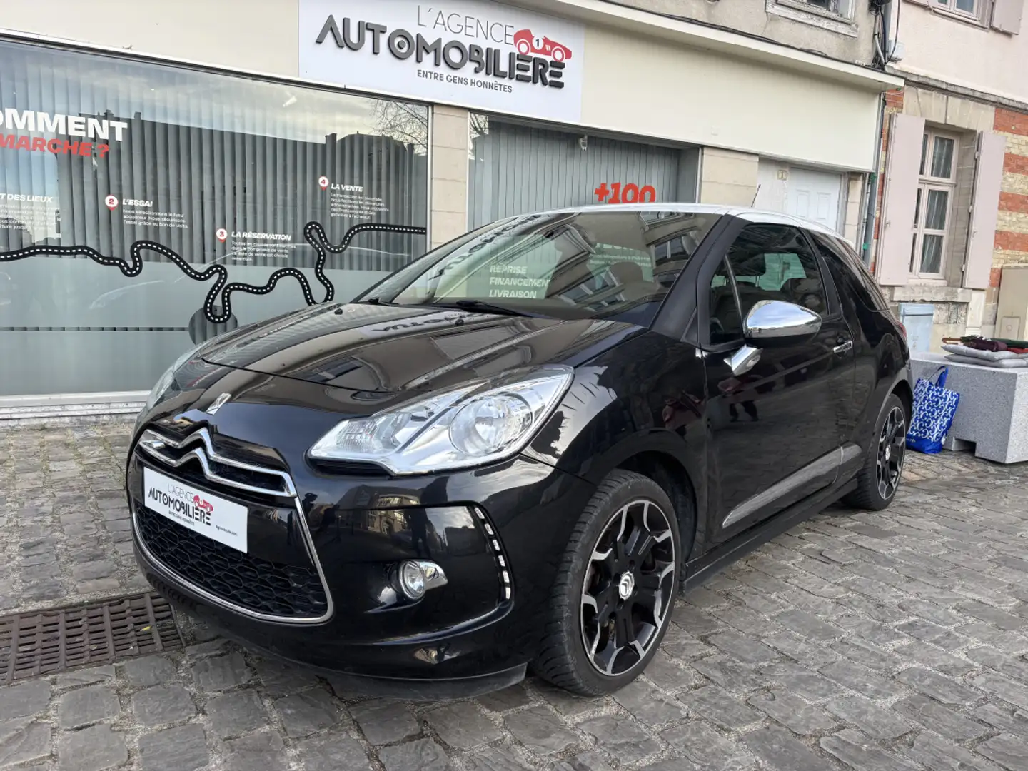 Citroen DS3 (A55) 1.6 THP 16V Airdream 156 cv Schwarz - 1