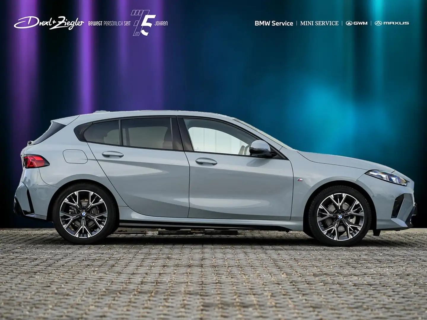 BMW 120 d M-Sport AHK ACC aLED PANO KoZg Aktivsitze Grau - 2