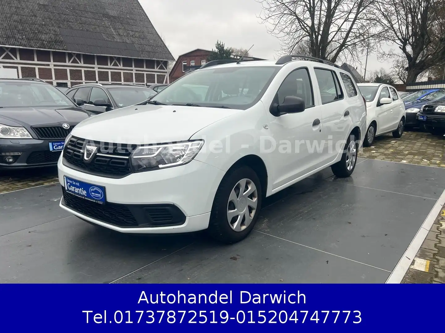 Dacia Logan MCV II 1.Hand S.Heft ATM 3Tkm MwSt* Top Weiß - 1