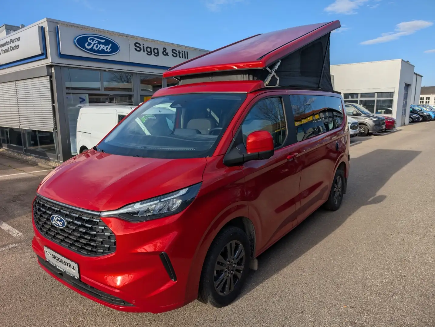 Ford Transit Custom 2.0 EcoBlue 320 L1 FWD  Nugget Rood - 2