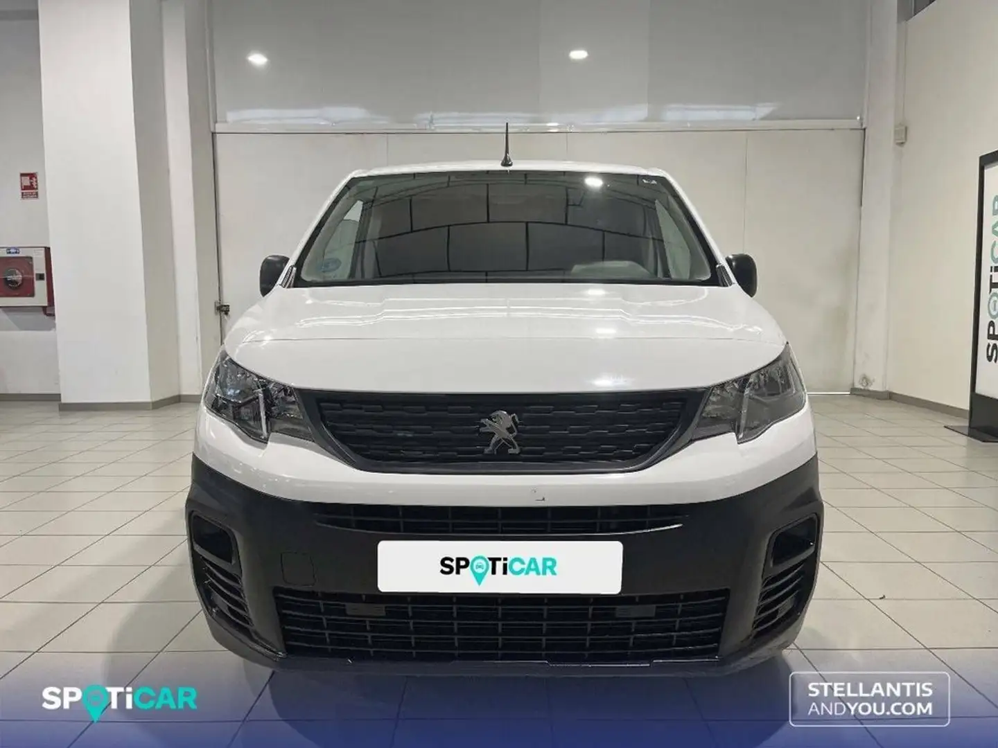 Peugeot Partner 1.6BlueHDI S&S Pro Standard 600kg 100 Blanc - 2