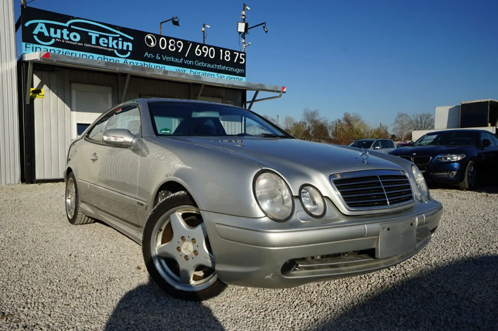 Mercedes-Benz CLK 320 Coupe Avantgarde AMG Sport |Leder| Argintiu - 1