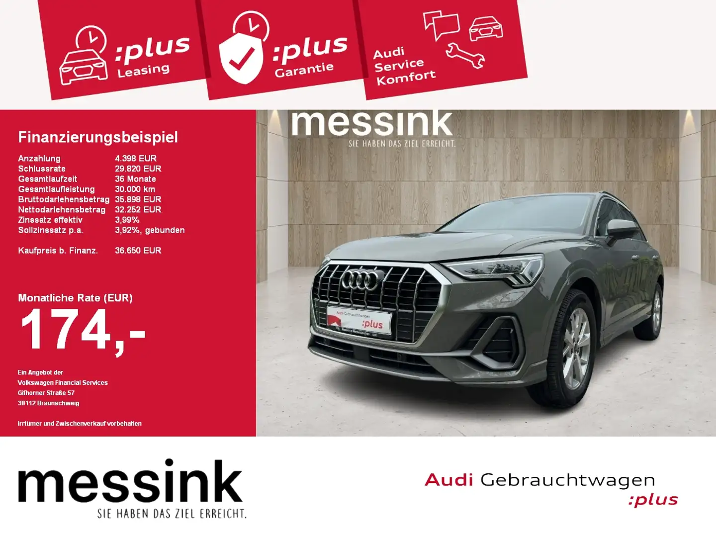 Audi Q3 35 TDI S-Line *CarPlay*LED*SHZ*Navi* Grau - 1