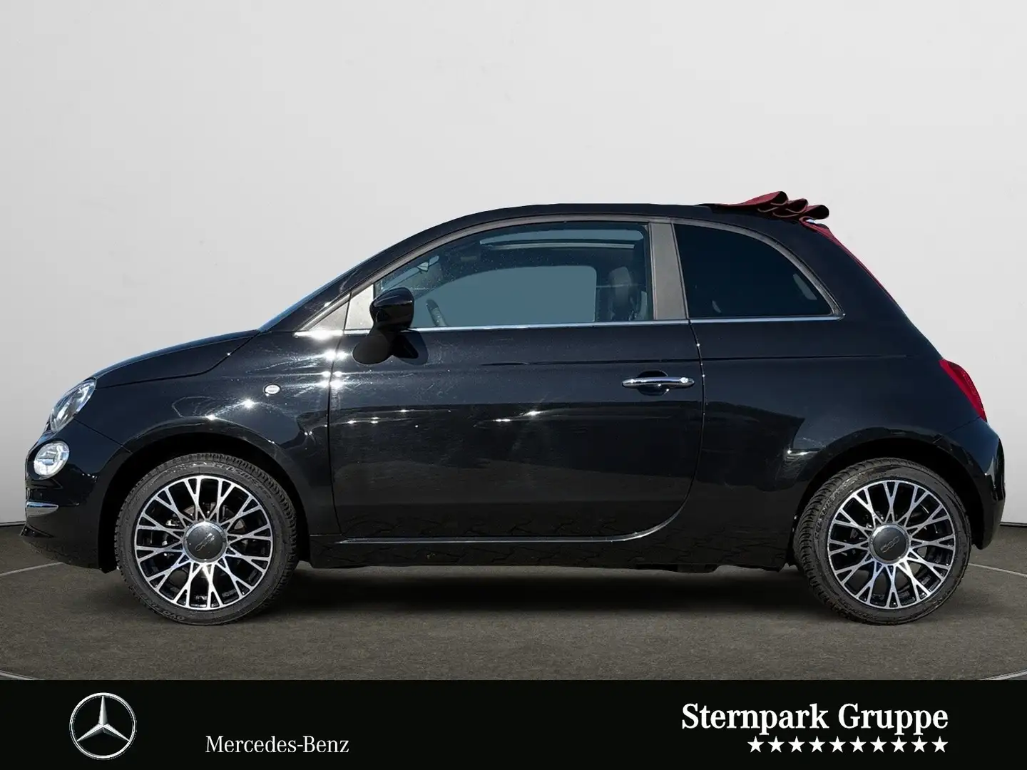 Fiat 500 500C 1.0 Dolcevita DACH ROT*NAVI*PTS*AppleCar* Negro - 2