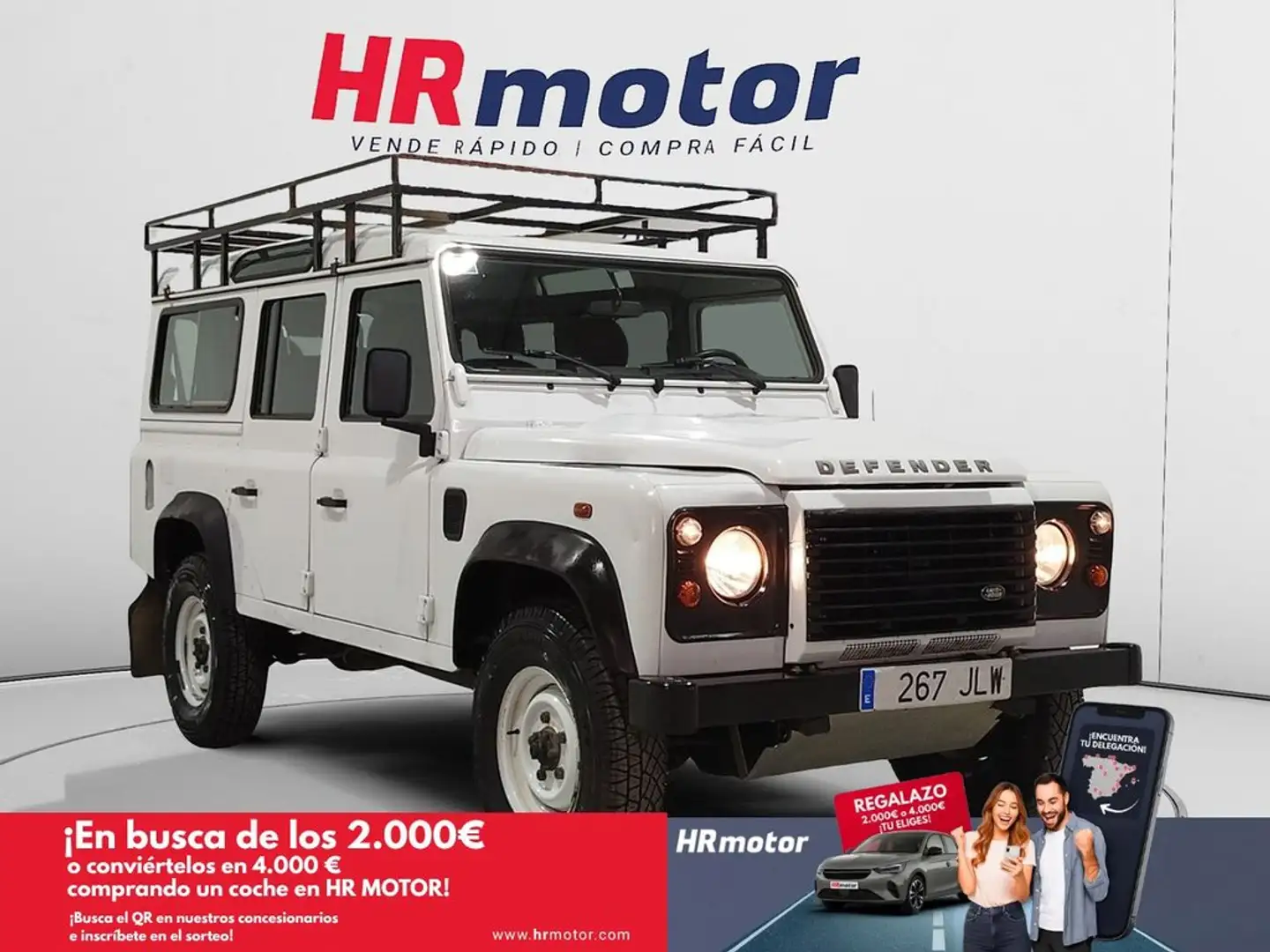 Land Rover Defender 110 E Station Wagon Blanc - 1