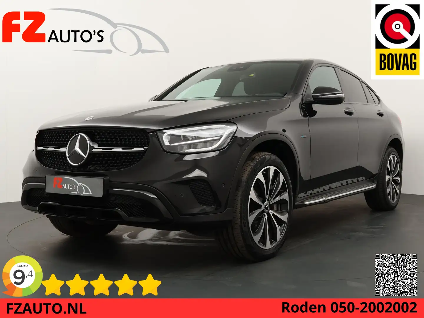 Mercedes-Benz GLC 300 Coupé 300e 4MATIC Premium - Automaat - Hybride - L Zwart - 1