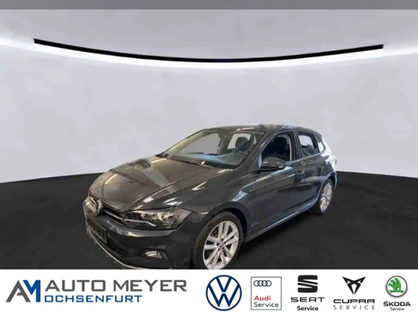 Volkswagen Polo Highline 1.6 TDI AHK 17'' ACC PDC SH Gris - 1