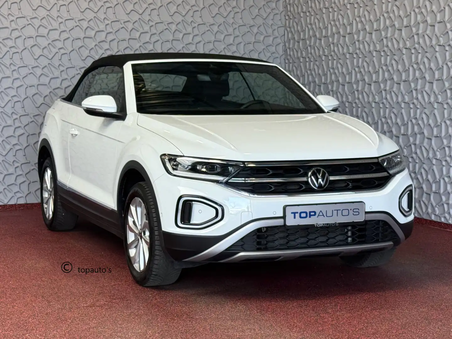 Volkswagen T-Roc Cabrio TSI VIR.COCKPIT CARPLAY NAVI IQ.LED STOEL/S Wit - 1