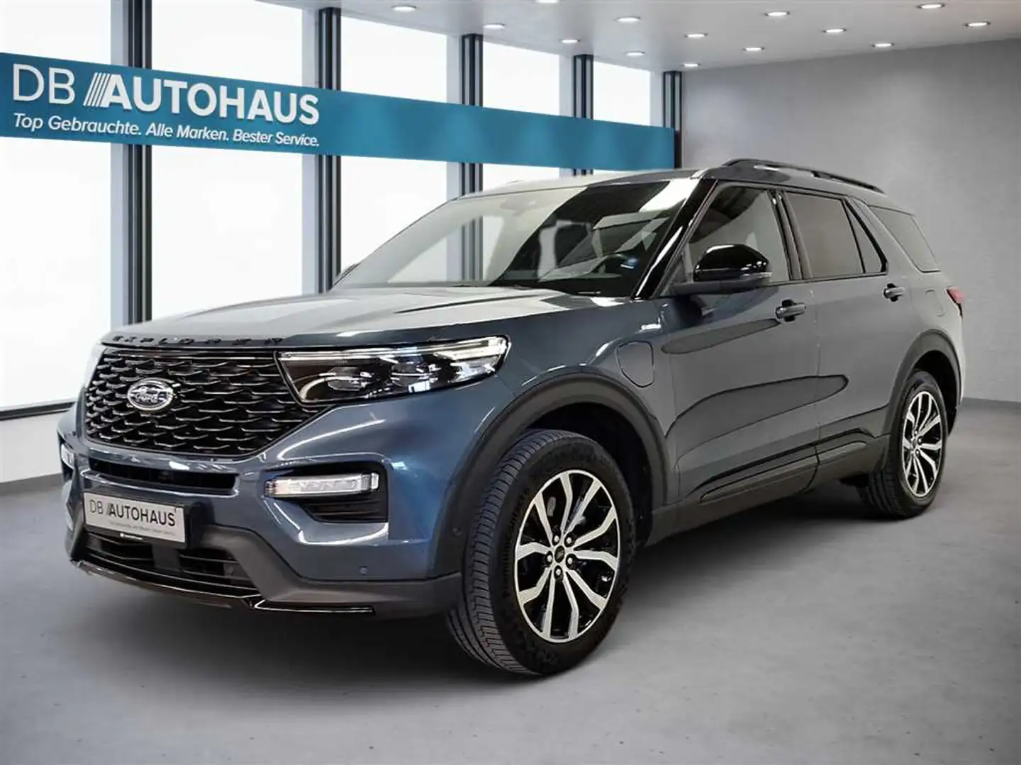 Ford Explorer ST-Line 3.0 EcoBoost PHEV Allrad Niebieski - 1