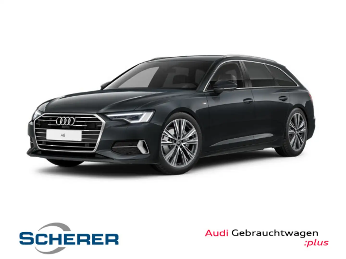 Audi A6 S line 40 TDI MATRIX AHK B&O ACC 360° Grau - 1