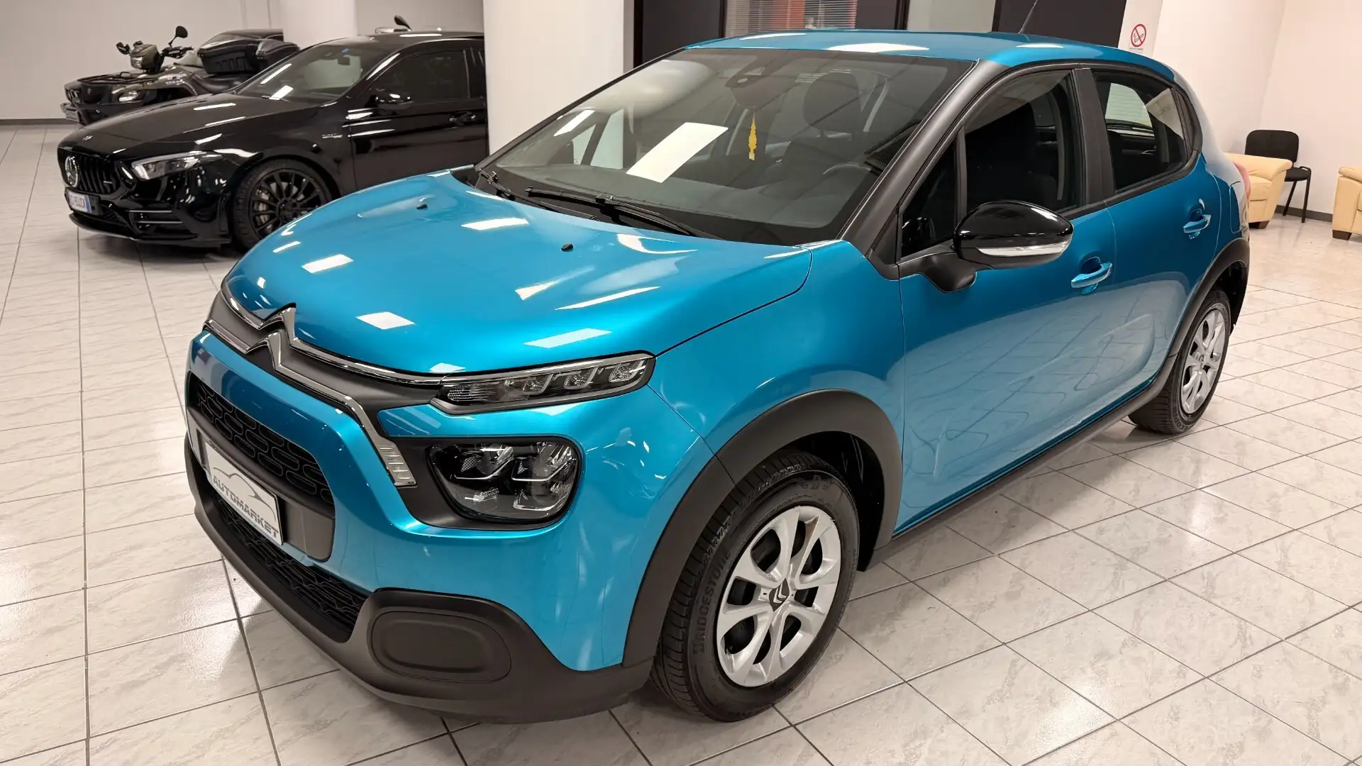 Citroen C3 PureTech 83 S&S Shine Blauw - 1