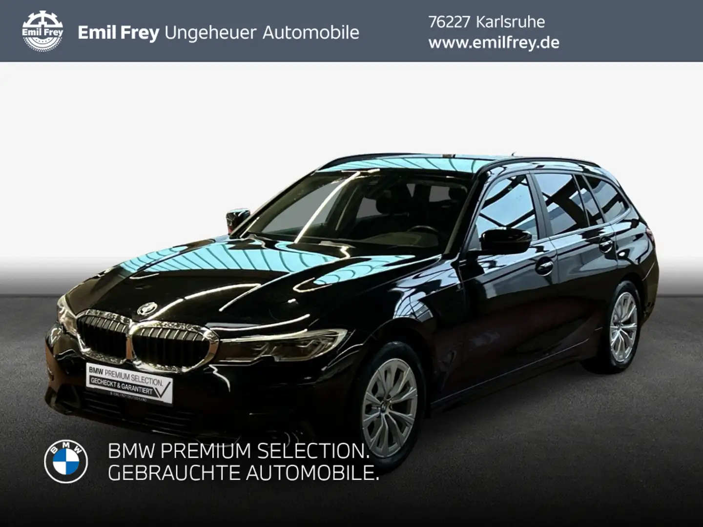 BMW 318 d Touring Aut. Advantage Noir - 1