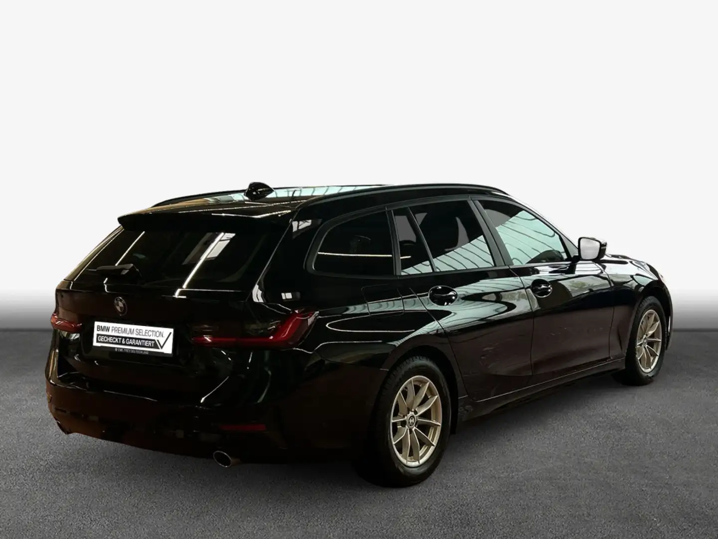 BMW 318 d Touring Aut. Advantage Schwarz - 2
