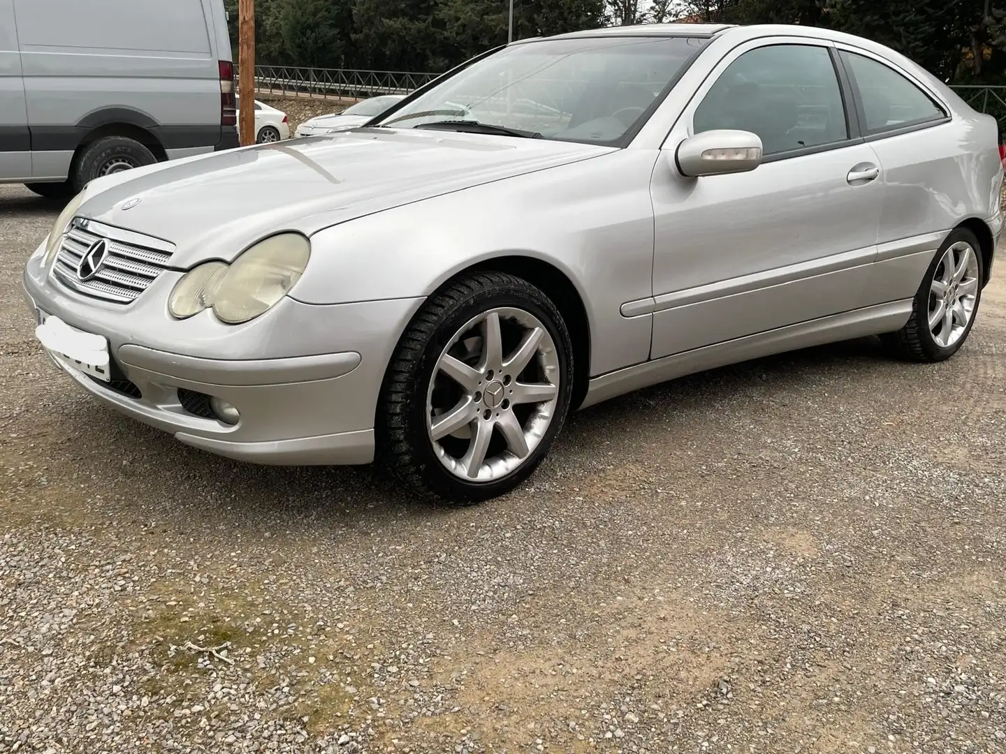 Mercedes-Benz C 200 C Sportcoupé 200 K Plateado - 2
