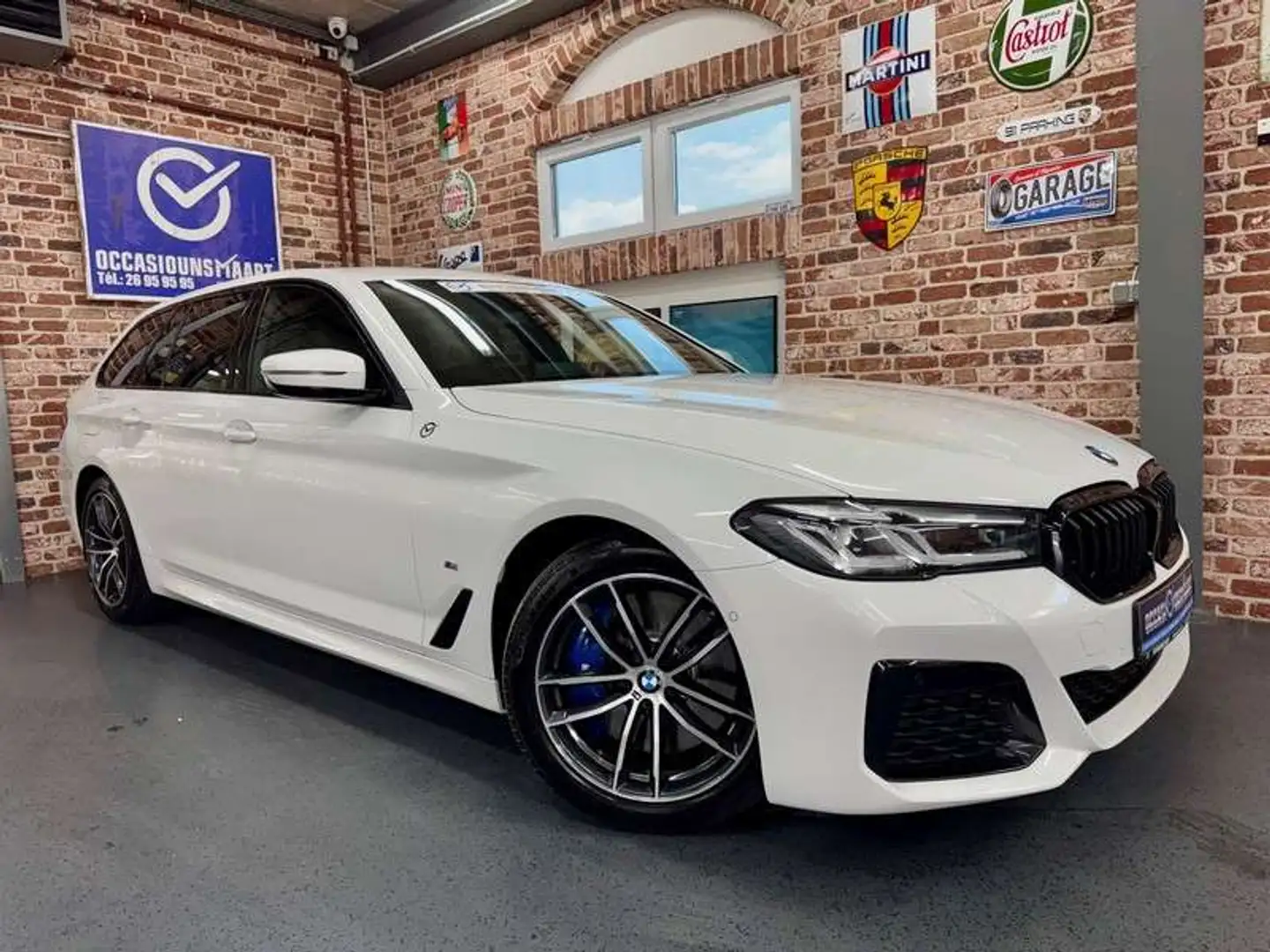 BMW 540 540dA Touring 3.0 340cv Auto xDrive M-SPORT Blanc - 1