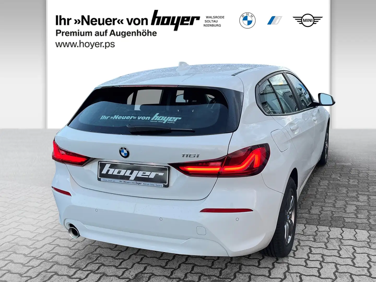BMW 116 i Hatch Advantage DAB LED WLAN Tempomat Shz Weiß - 2