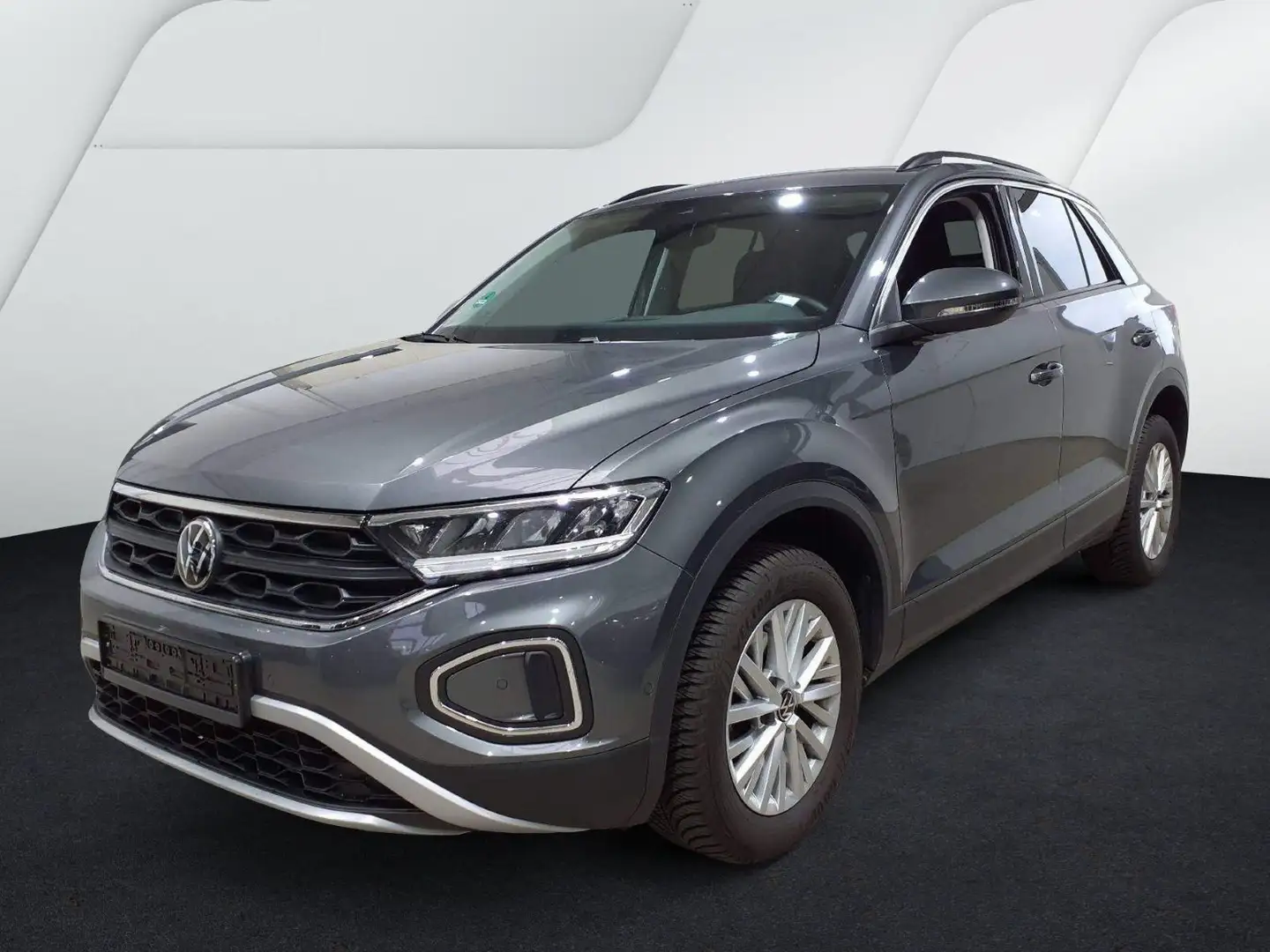 Volkswagen T-Roc 1.0 TSI Life LED Carplay SHZ Virtual LED Gris - 2