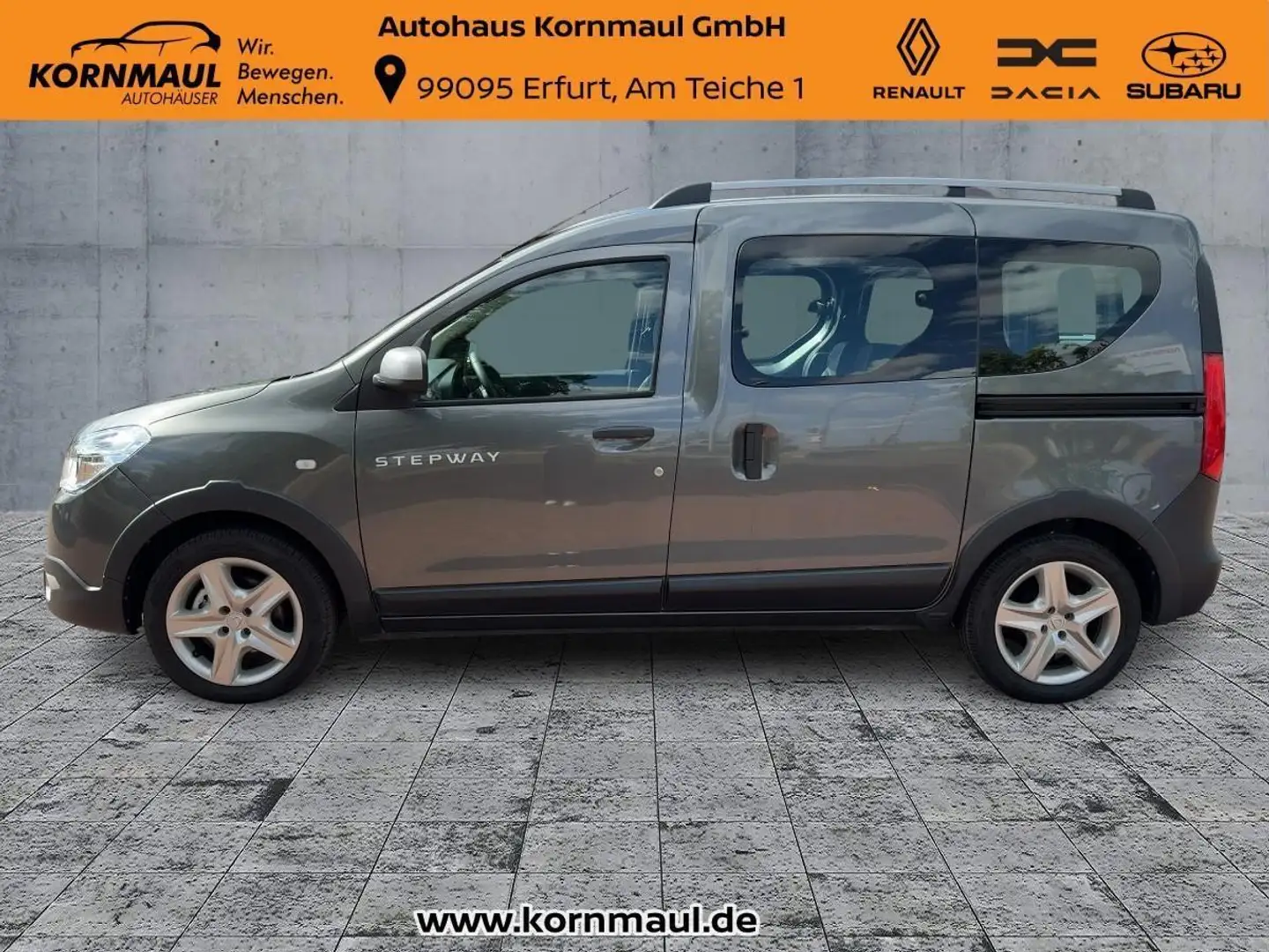 Dacia Dokker Stepway Celebration TCe 115 PS Tempomat, Klimaanlage Grau - 2