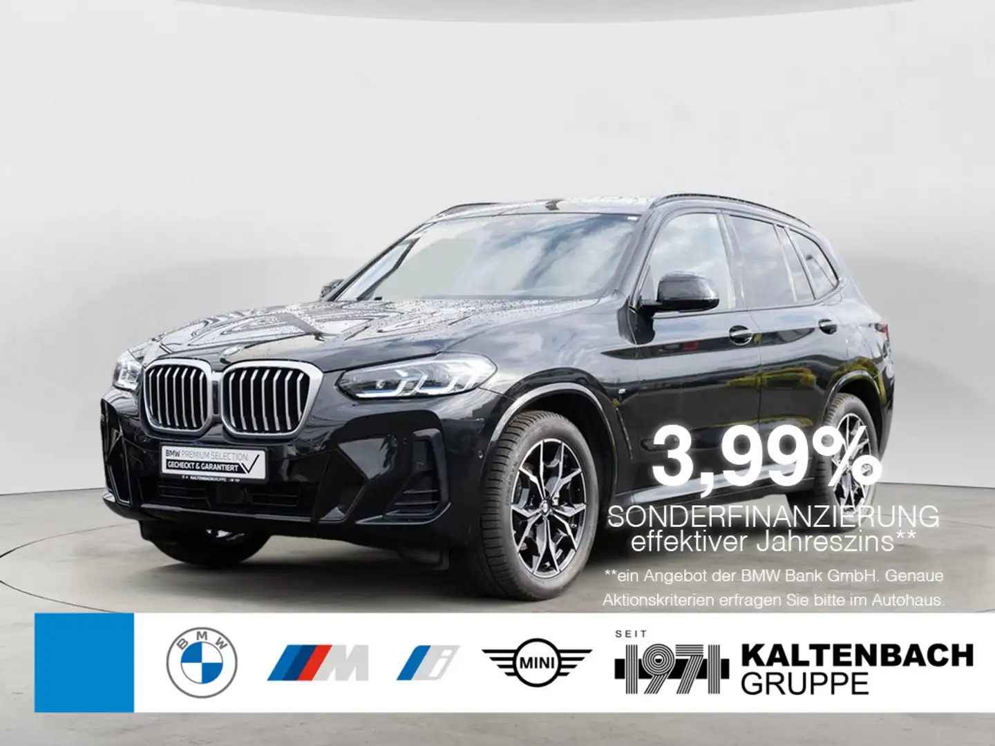 BMW X3 xDrive 20d M-Sportpaket PANO AHK HUD LASER Schwarz - 1