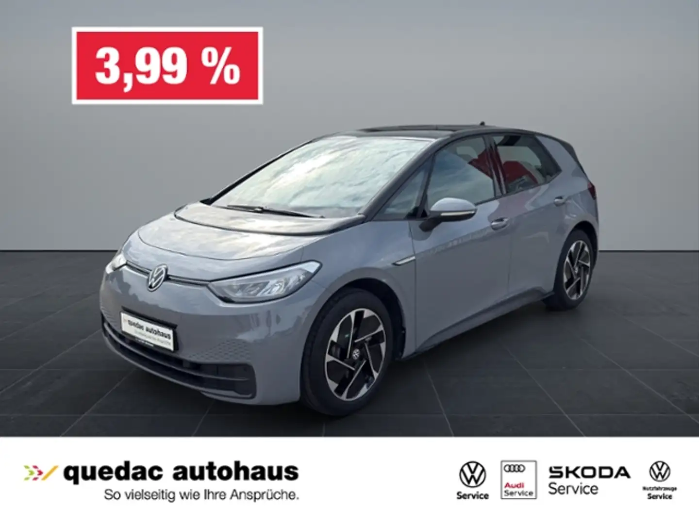 Volkswagen ID.3 PURE CITY LED SHZ NAVI PDC Performance Grau - 1
