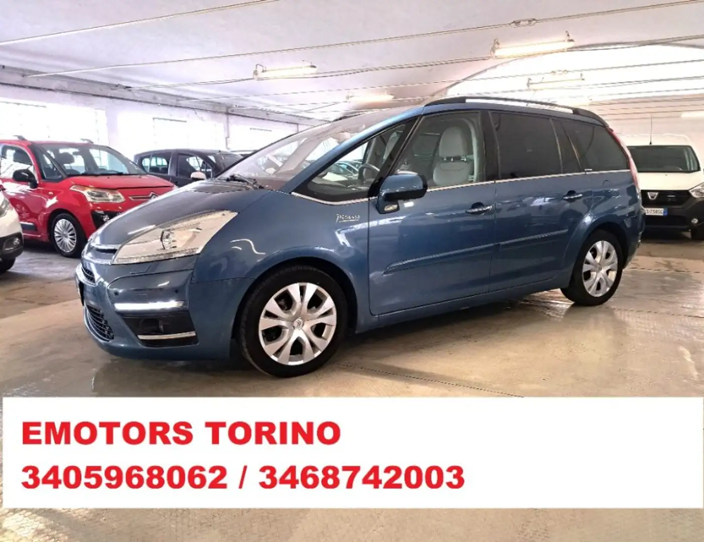 Citroen C4 Grand Picasso 2.0 HDi 150 FAP Exclusive 7 POSTI Blu/Azzurro - 2