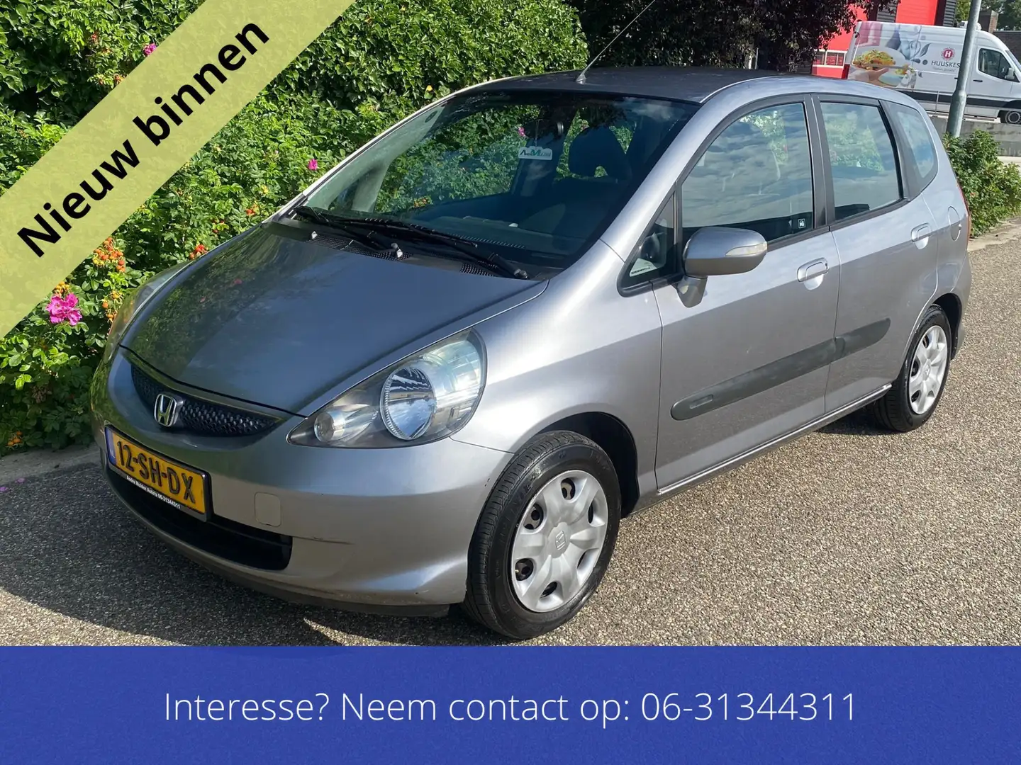 Honda Jazz 1.4 LS Nieuwe Apk Airco Gris - 1
