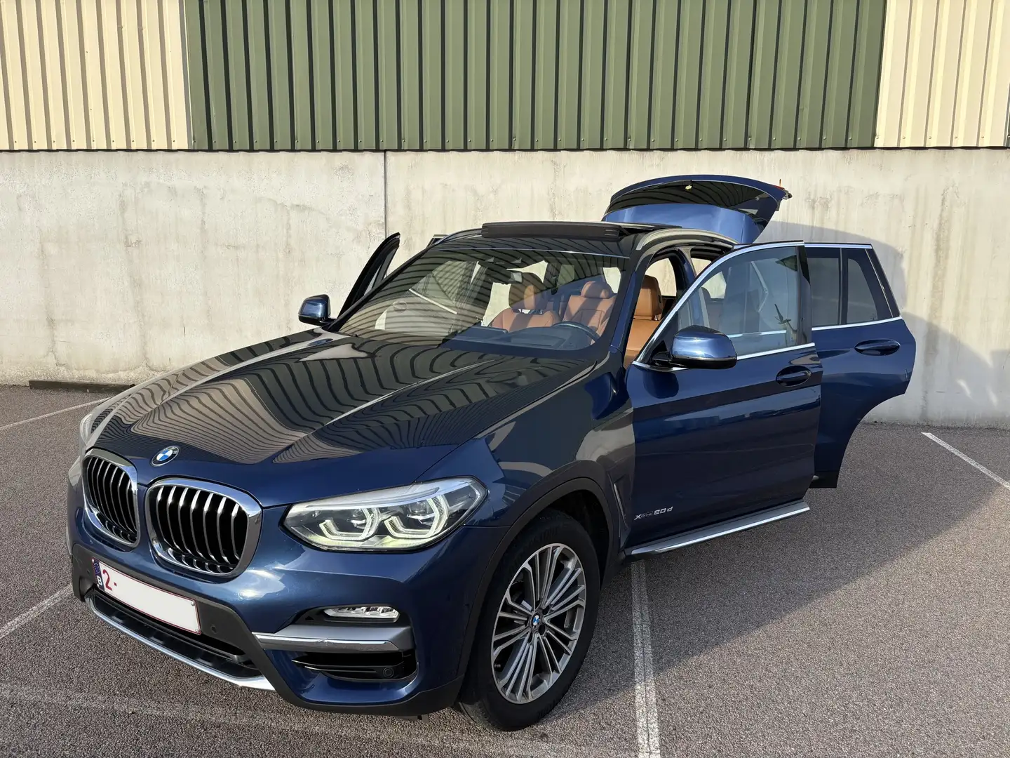 BMW X3 X3 xDrive20d Aut. Luxury Line Blauw - 2