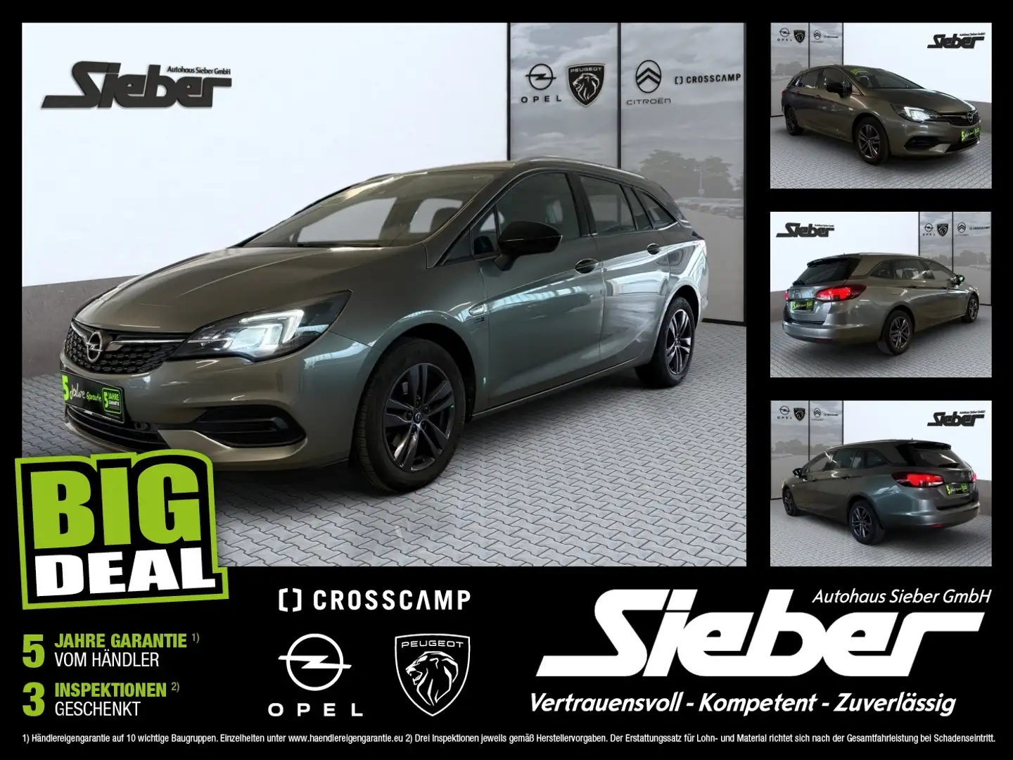 Opel Astra K Sports Tourer 1.2 Turbo 2020 Sitzhzg*Temp Grau - 1