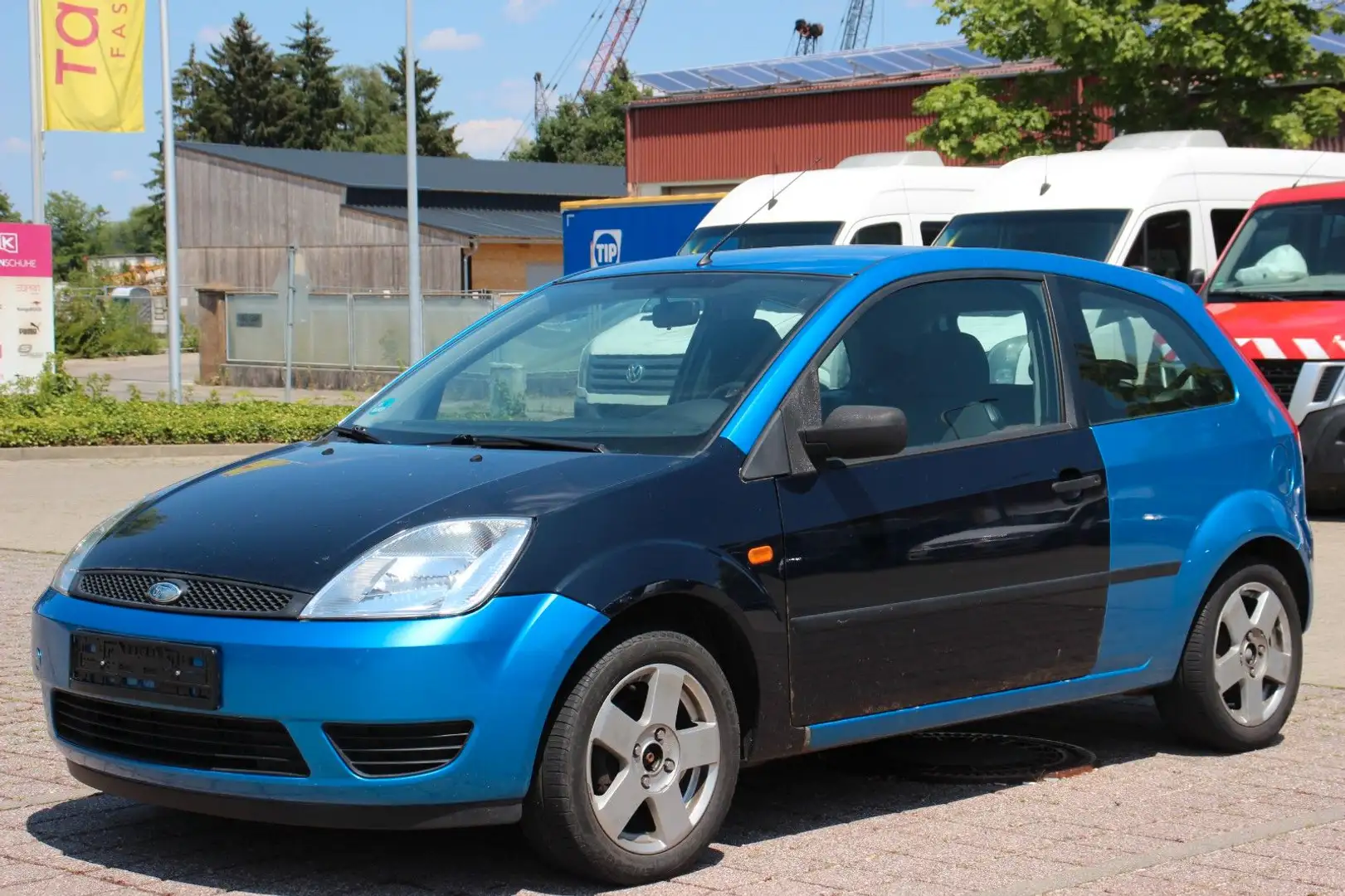 Ford Fiesta 1.4 16V # ZV # el. FH # TÜV bis 08.2026 Bleu - 1