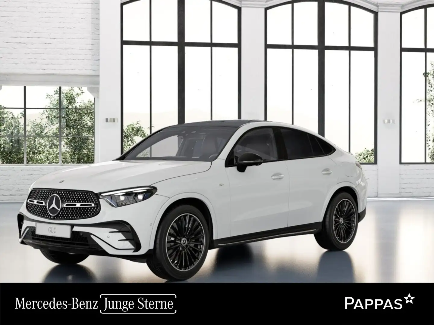 Mercedes-Benz GLC 300 de 4MATIC Coupé mit EQ Hybrid Technologie *AMG-Lin Weiß - 1