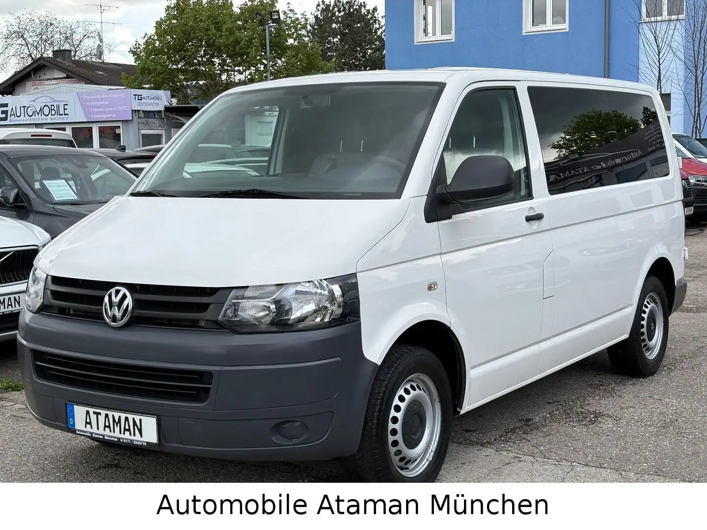 Volkswagen T5 Transporter T5 2.0 TDI Kombi, Fenster / Klima / APS / 1.Hand Weiß - 1
