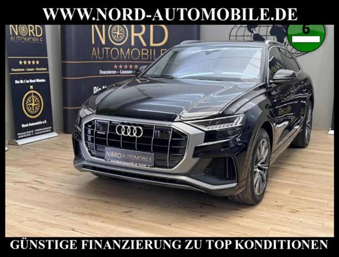 Audi Q8 50 TDI S-Line UPE112 *Matrix*Pano*AHK*HeadUp S-Lin Negru - 1