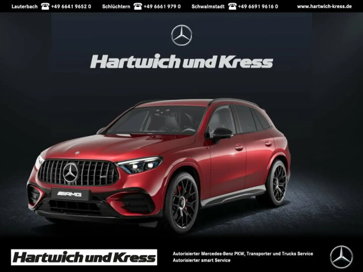 Mercedes-Benz GLC 63 AMG GLC 63 S AMG E Performance+Night+Carbon-Paket+Burmester+360°-Kamera+DigitalLight+ Rouge - 1