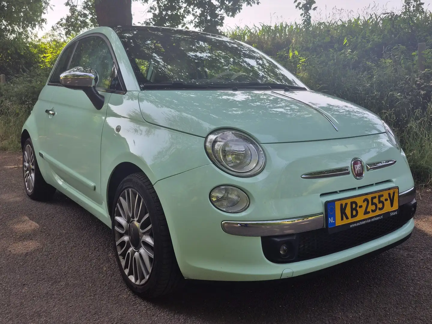 Fiat 500 500 1.2 Lounge Groen - 2