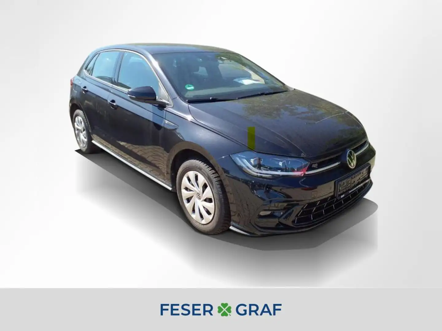 Volkswagen Polo R-Line 1.0TSI DSG Navi LED Kamera Zwart - 1