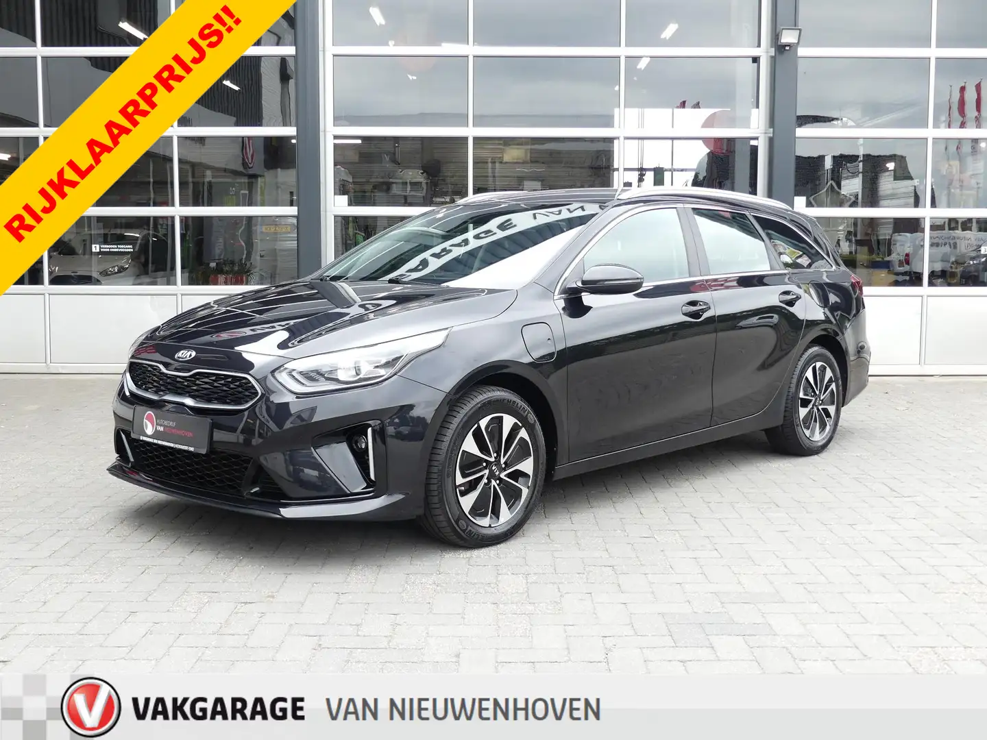 Kia Ceed SW / cee'd SW Sportswagon 1.6 GDI PHEV DynamicLine *t/m 10de bou Zwart - 1