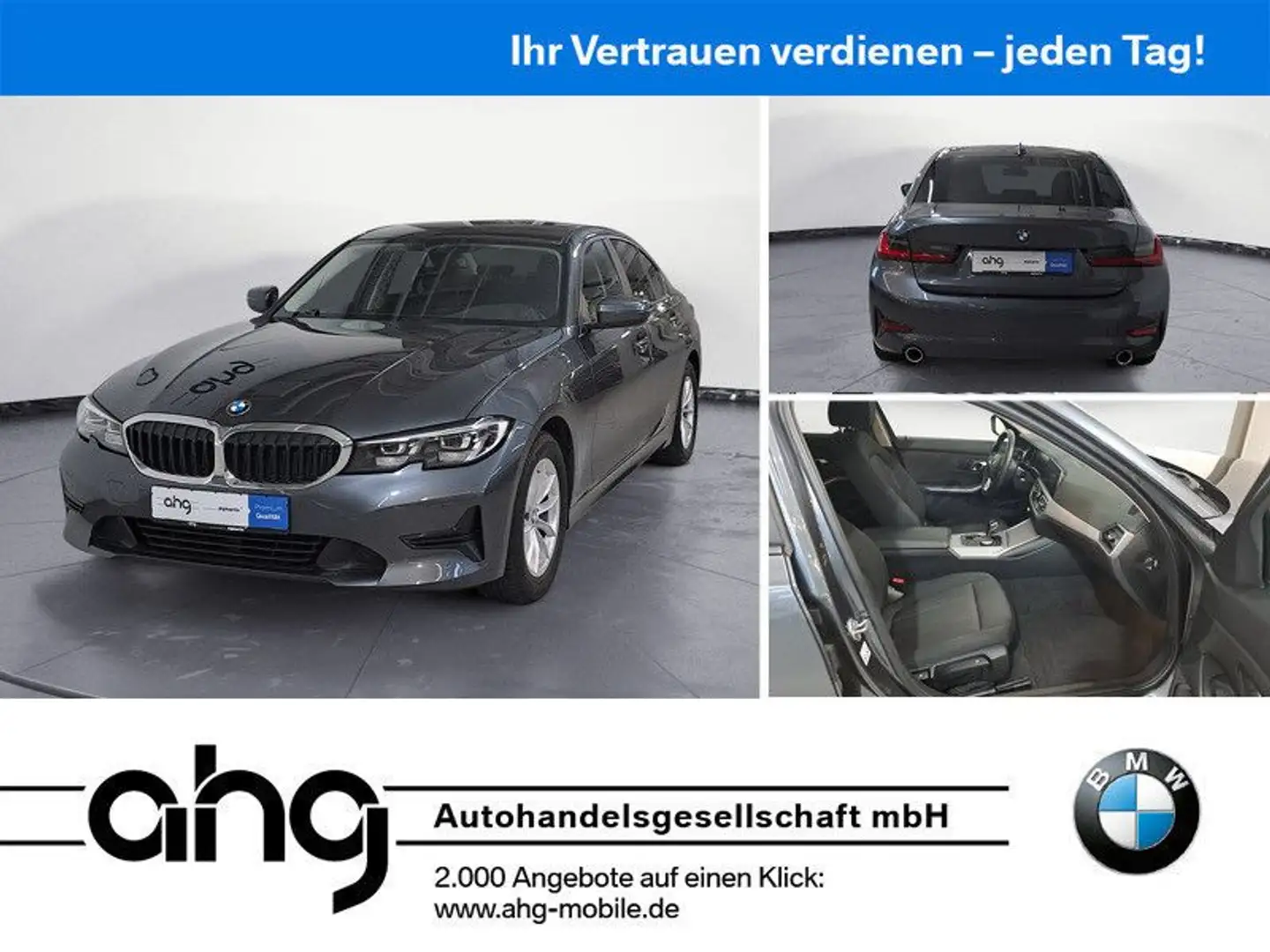 BMW 320 d Automatik Bluetooth Klima DPF Grijs - 1