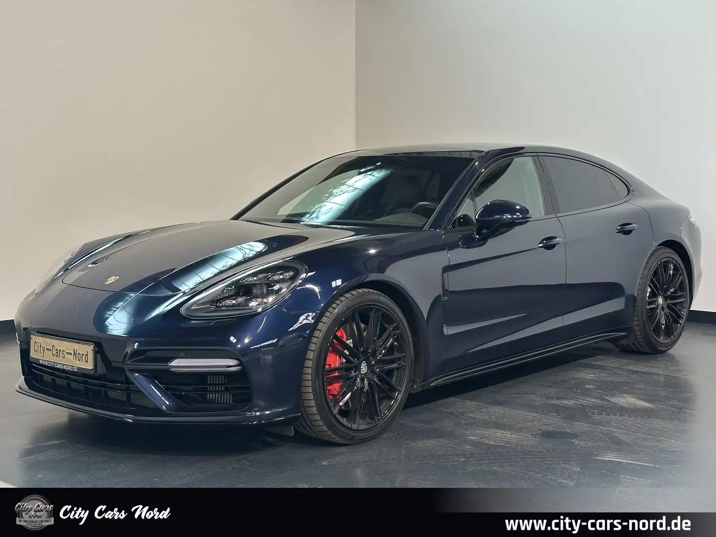 Porsche Panamera Turbo PANO-STD.HZ-MATRIX-360°-CARBON- Bleu - 1