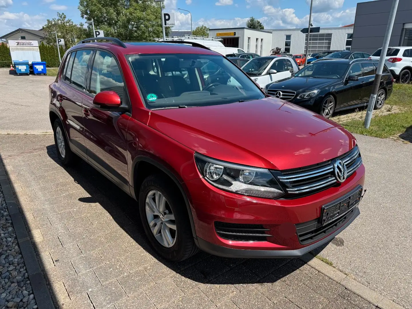 Volkswagen Tiguan 1.4 TSI"GARANTIE"KETTE-NEU"TÜV-NEU"1-HAND Rouge - 2