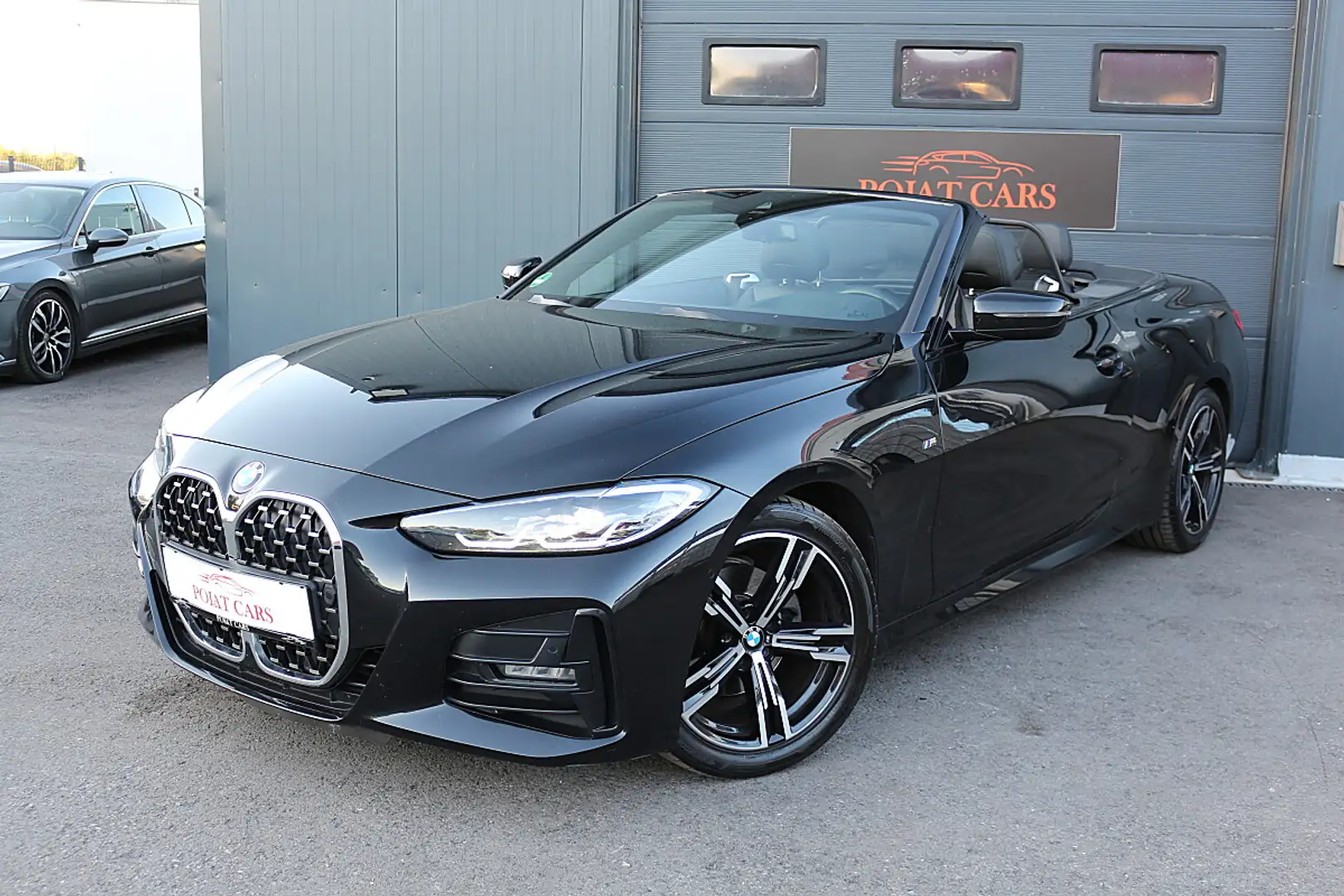 BMW 420 d Cabrio Aut. M-Paket *2Besitz* *AHK* Schwarz - 2