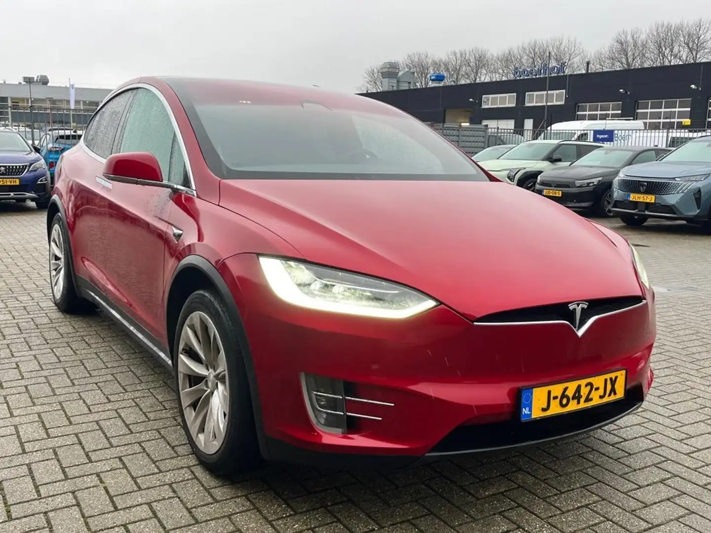 Tesla Model X 100D | SOH ?% | Autopilot | Trekhaak | Luchtvering Roşu - 2