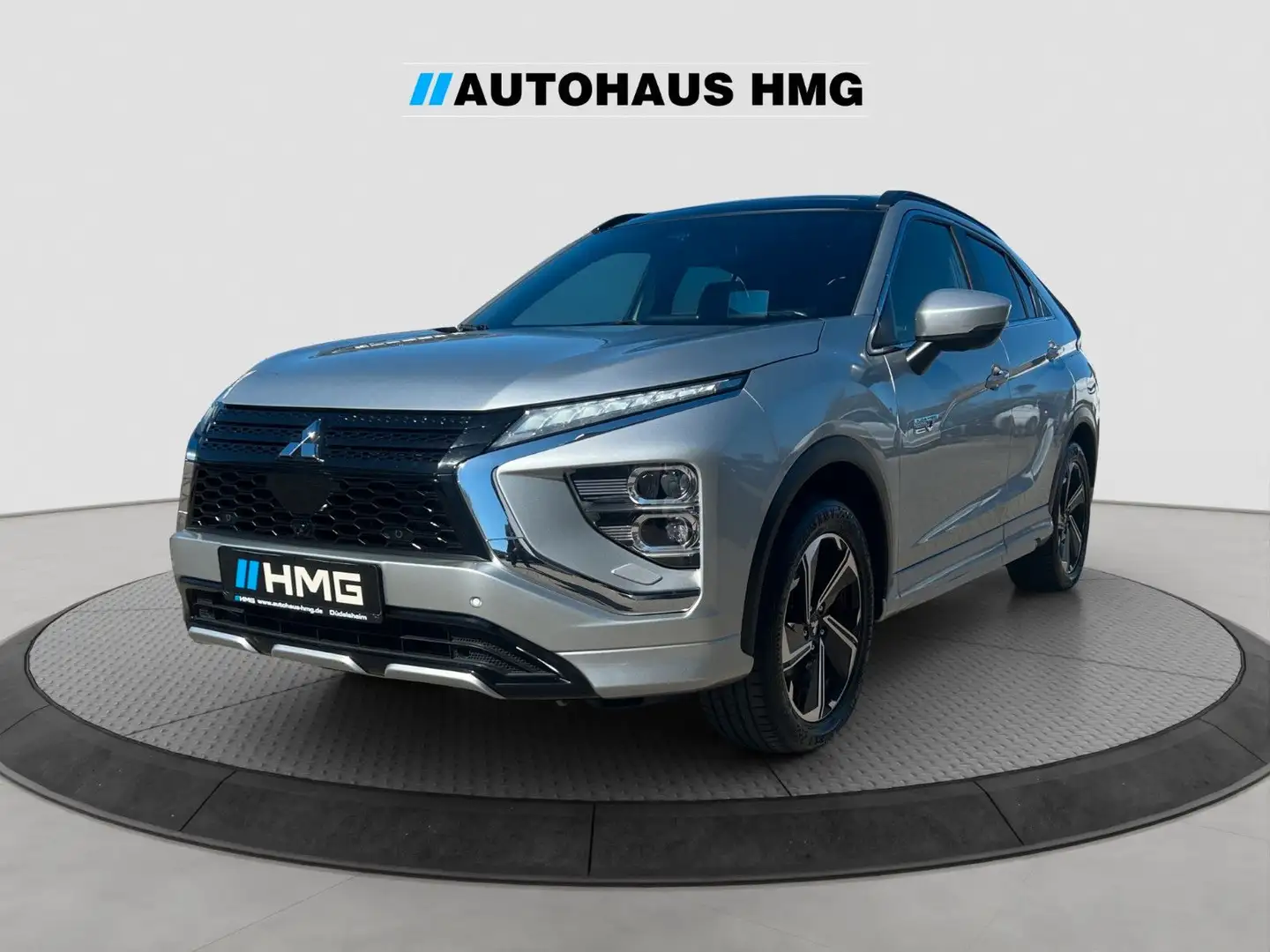 Mitsubishi Eclipse Cross Top Hybrid 4WD *PANO*HUD*LEDER*360 Argent - 1