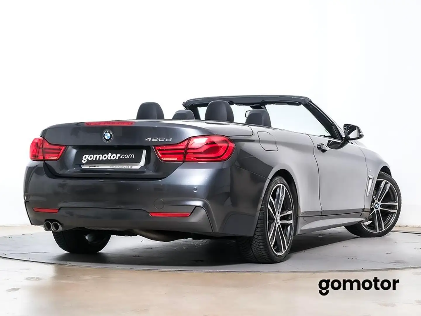 BMW 420 420d Cabrio Gris - 2
