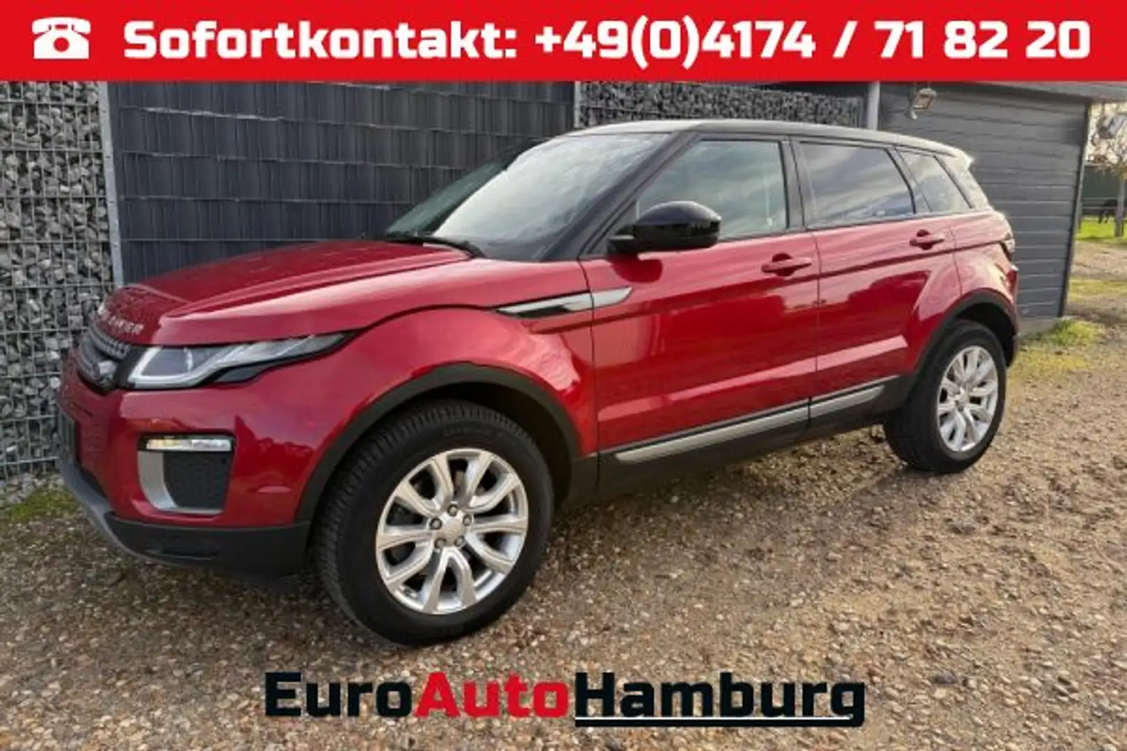 Land Rover Range Rover Evoque 2.0 Td4 SE Leder Keyless Kamera Rood - 1