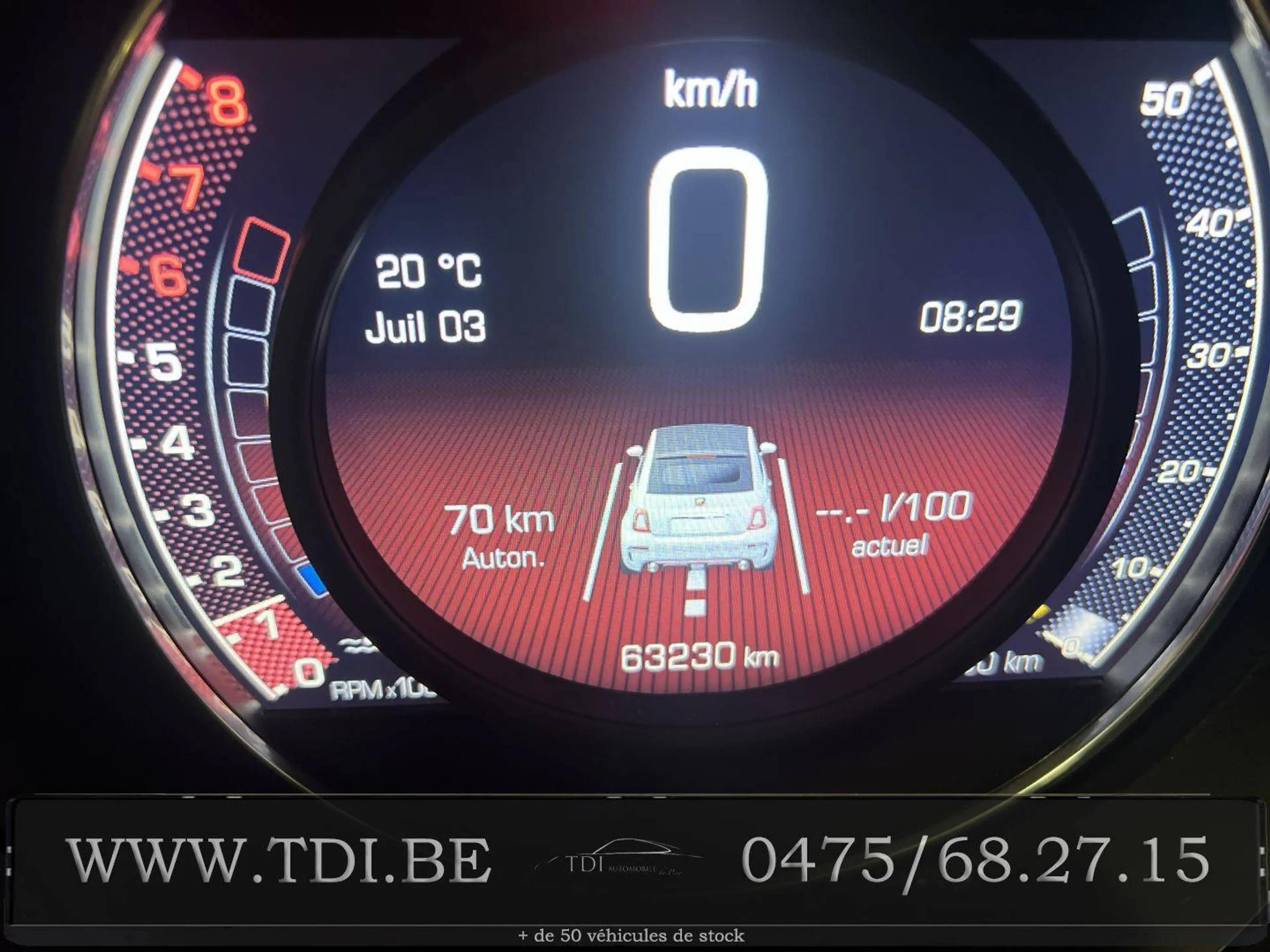 Abarth 595C 595C 1.4 T cabrio intérieur spécial A VOIR!! — photo 2