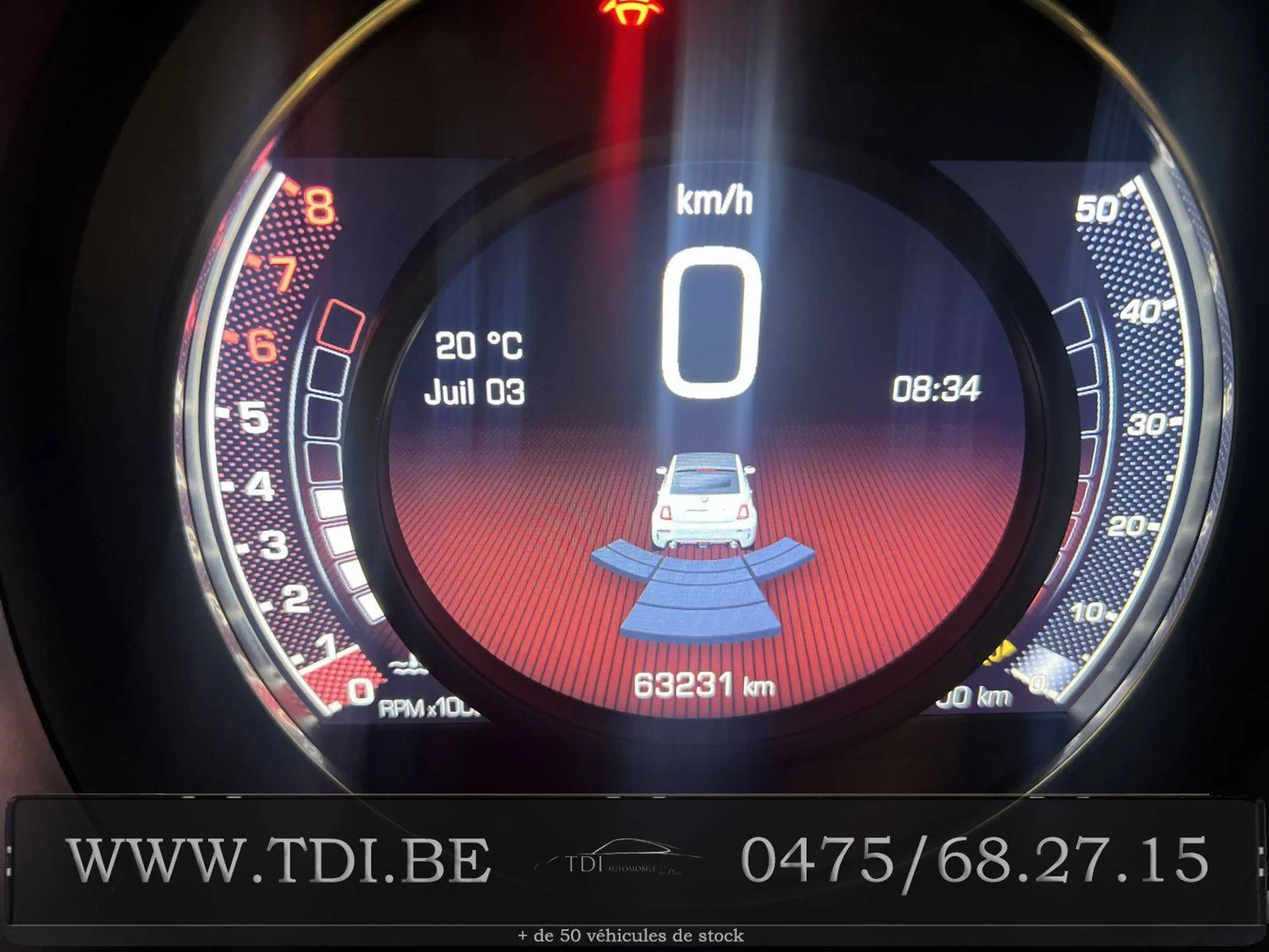 Abarth 595C 595C 1.4 T cabrio intérieur spécial A VOIR!! — photo 15