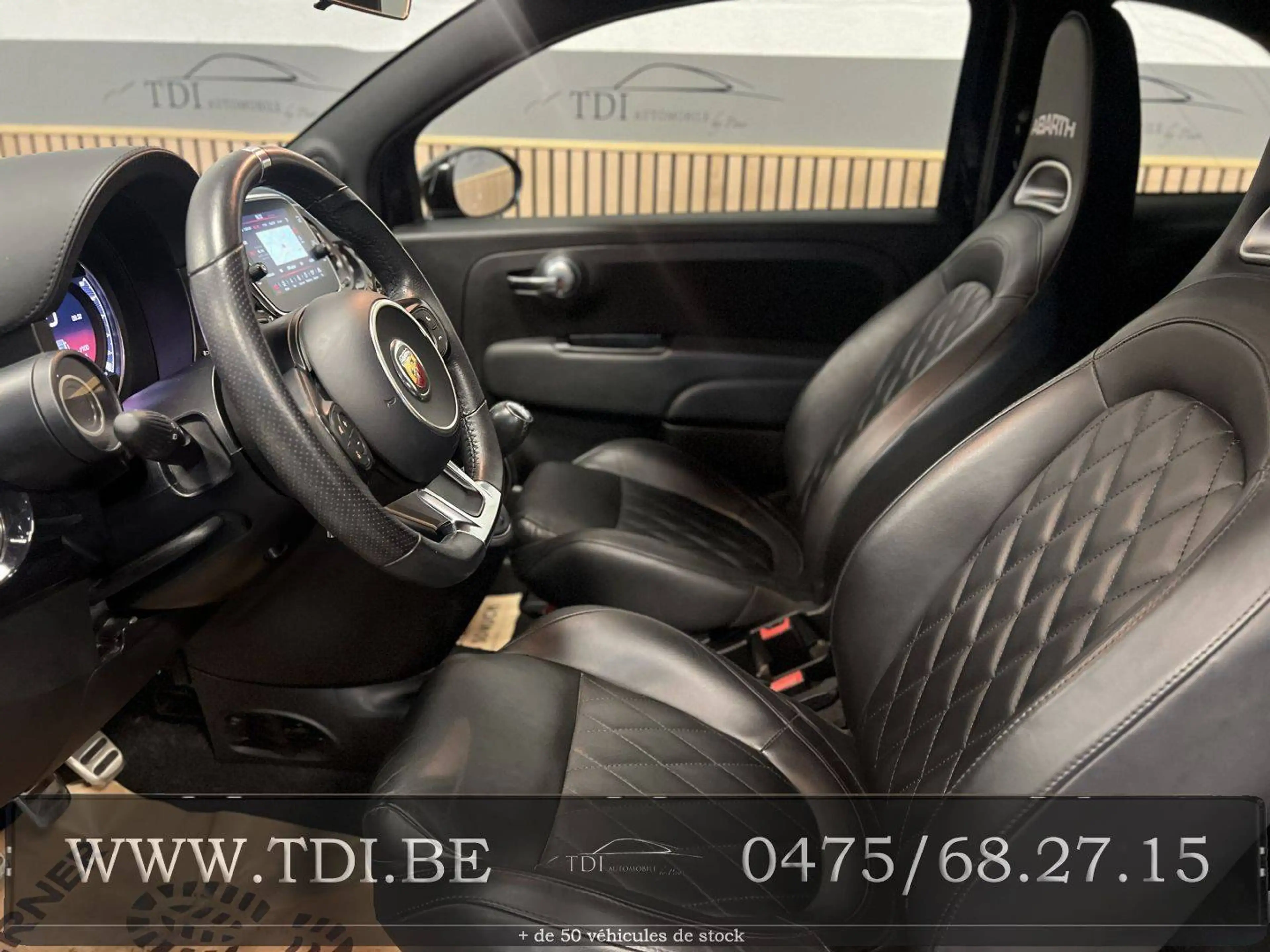 Abarth 595C 595C 1.4 T cabrio intérieur spécial A VOIR!! — photo 11