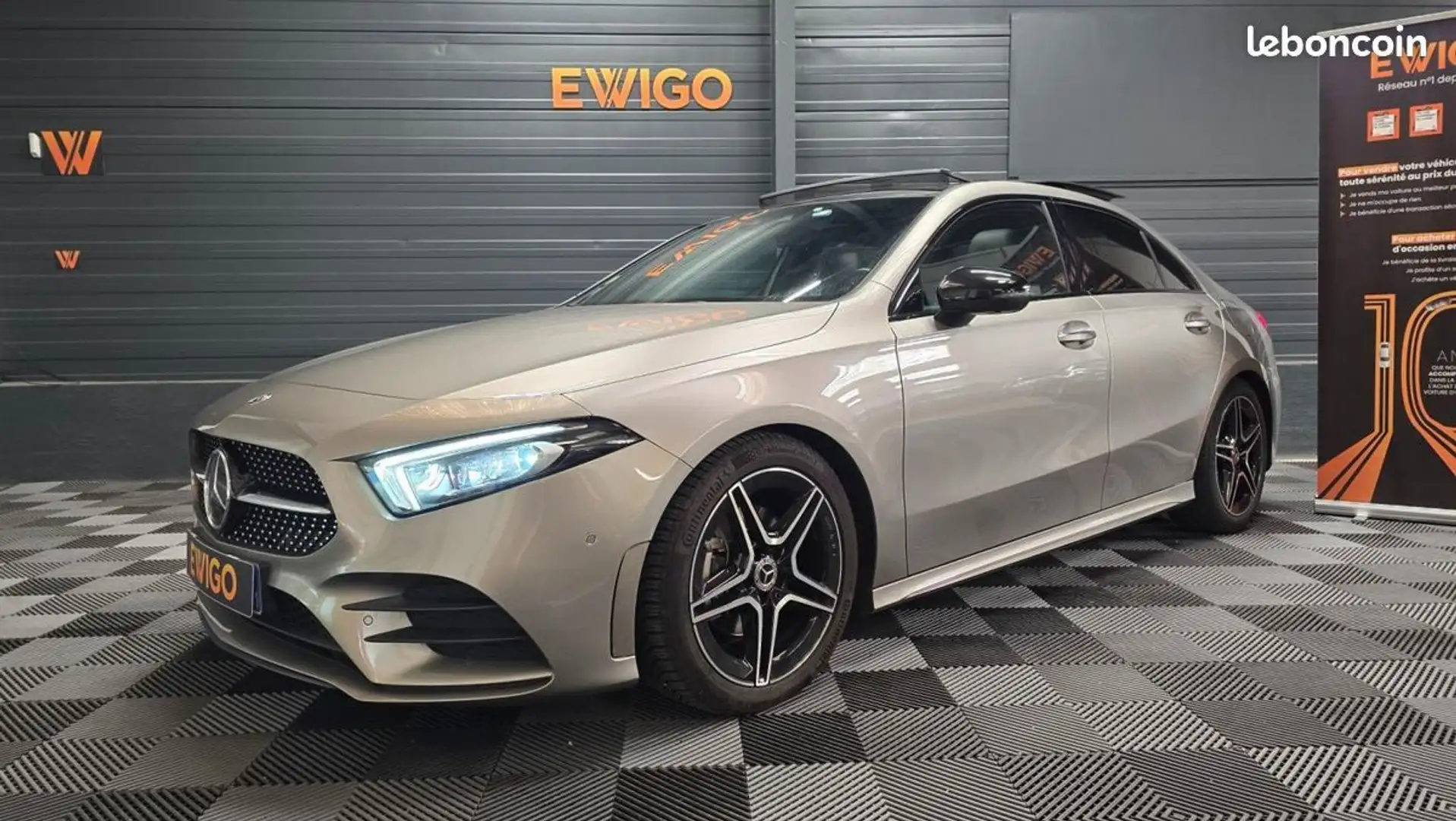 Mercedes-Benz A 200 Mercedes LIMOUSINE 2.0 200 D 150 AMG LINE 8G-DCT BVA FULL OPTION ATTELAGE AMOVIBLE Beige - 1