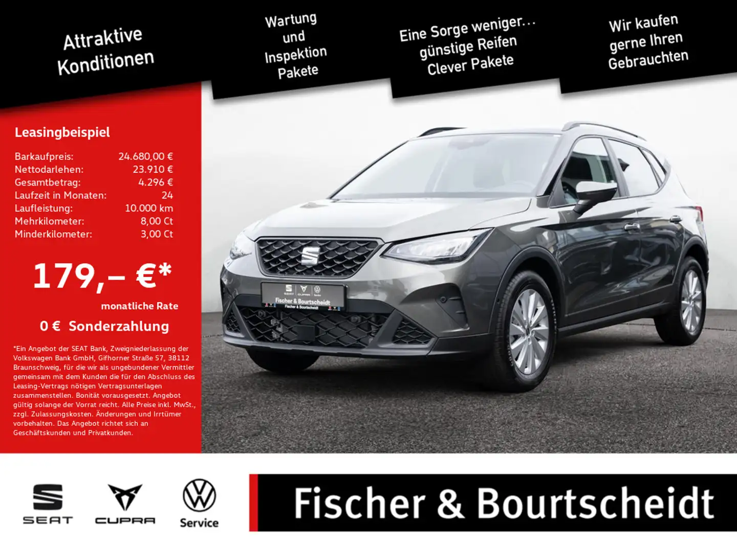 SEAT Arona 1.0 TSI ROAD-EDITION NAVI PDC SHZ KAMER Grigio - 1