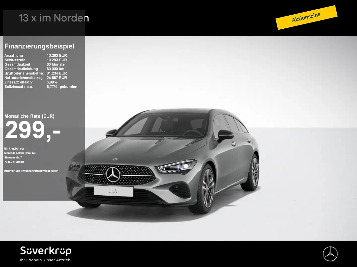 Mercedes-Benz CLA 200 d SB PROGRESSIVE NIGHT SPUR PANO DISTR Grau - 1
